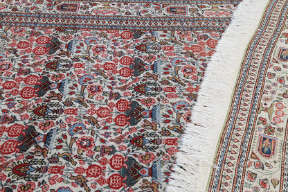 Tappeto Kerman Antico Persiano Autentico | Annodato a Mano 306x223cm