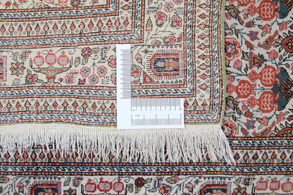 Tappeto Kerman Antico Persiano Autentico | Annodato a Mano 306x223cm