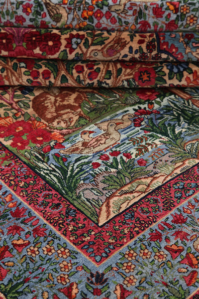 Authentic Antique Persian Kerman Rug | Hand-Knotted 225x145cm