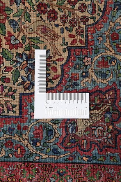 Tappeto Kerman Antico Persiano Autentico | Annodato a Mano 225x145cm