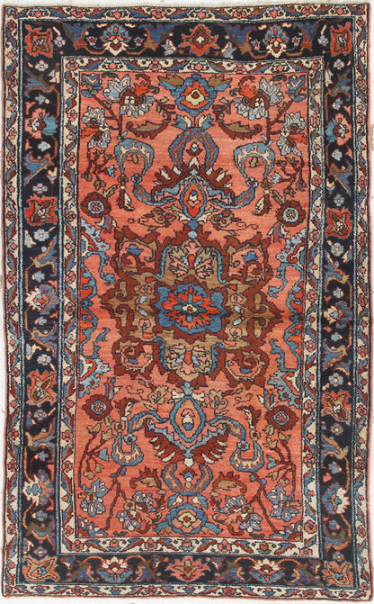 Tappeto Lillian Antico Persiano Autentico | Annodato a Mano 210x128cm