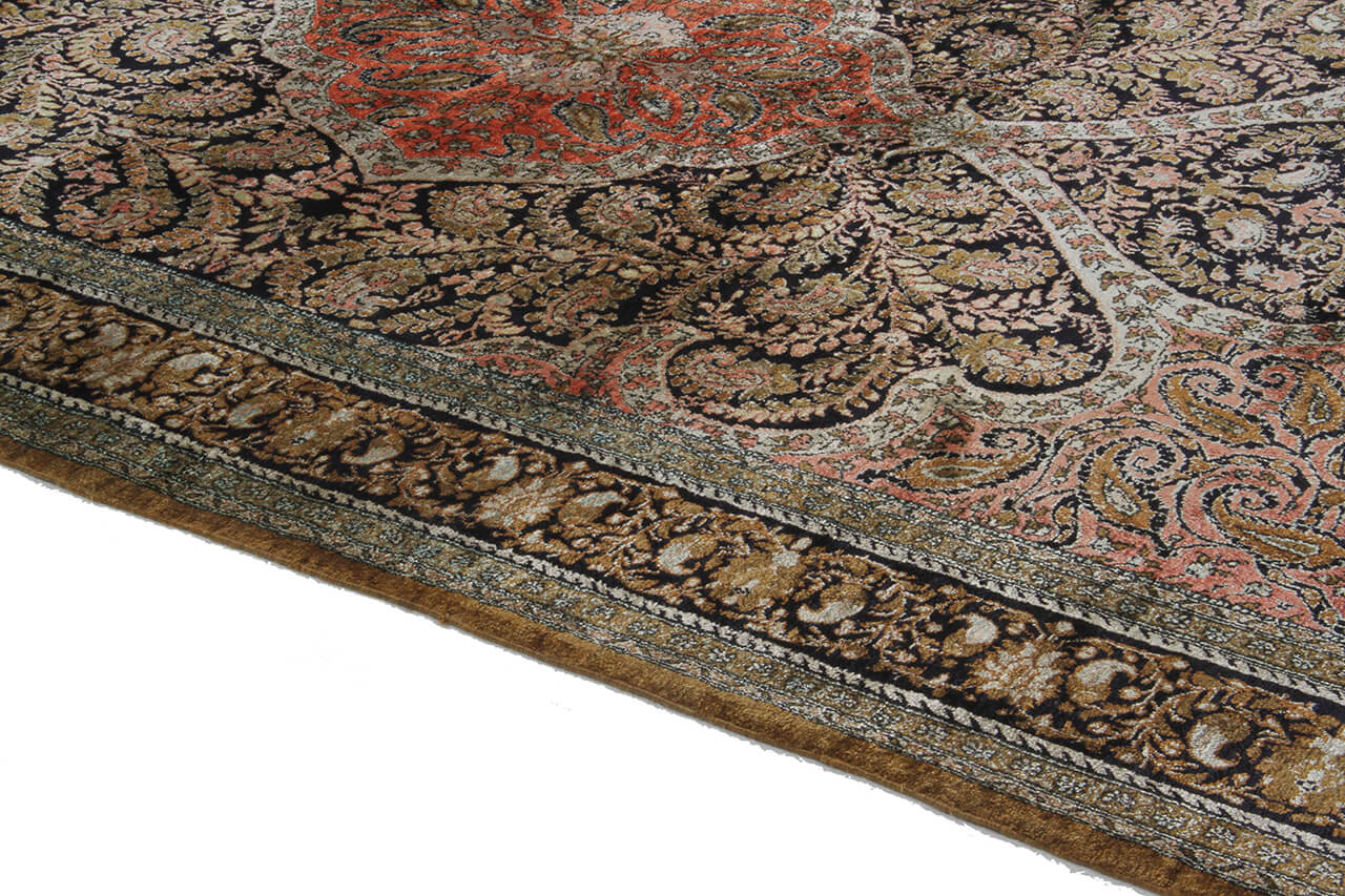 Persian Qum Silk Rug 204_135 cm