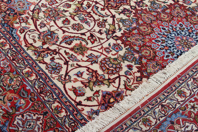 Tappeto Persiano ISFAHAN Seta/Lana 255x156cm - CarpetLiving