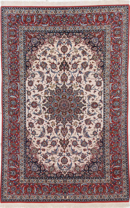 Tappeto Persiano ISFAHAN Seta/Lana 234x154cm