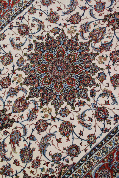 Tappeto Persiano ISFAHAN Seta/Lana 234x154cm - CarpetLiving