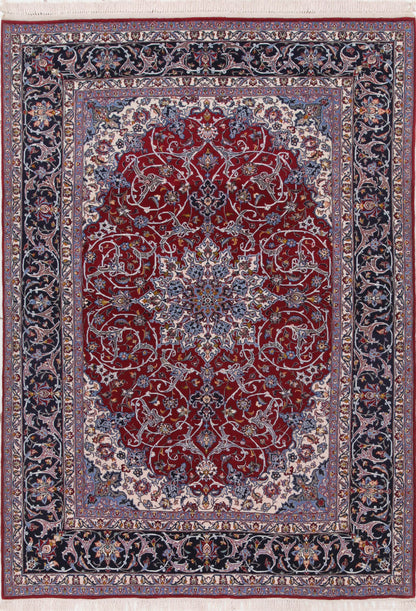Persian Isfahan Silk & Wool Rug 220_152 cm