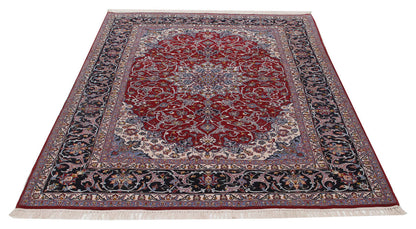 Persian Isfahan Silk & Wool Rug 220_152 cm