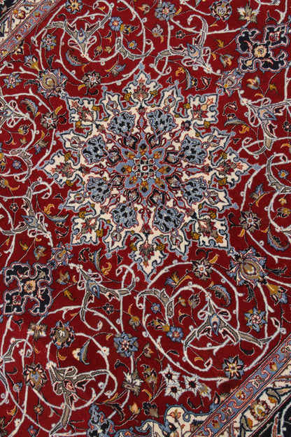 Persian Isfahan Silk & Wool Rug 220_152 cm