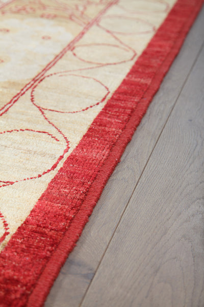 Tappeto Ziegler Farahan premium in lana, fatto a mano 300x214cm - CarpetLiving