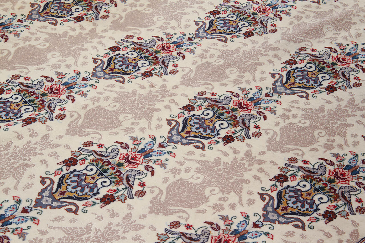 Tappeto Persiano ISFAHAN Seta/Lana 236x151cm