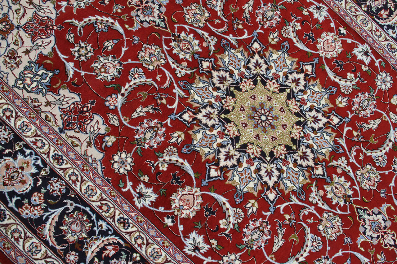 Persian Isfahan Silk & Wool Rug 238_160 cm