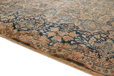 Tappeto Kerman Antico Persiano Autentico | Annodato a Mano 528x336cm - CarpetLiving