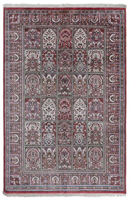 Tappeto Agra in Viscosa  - Effetto Seta - Stile Orientale  317x215cm
