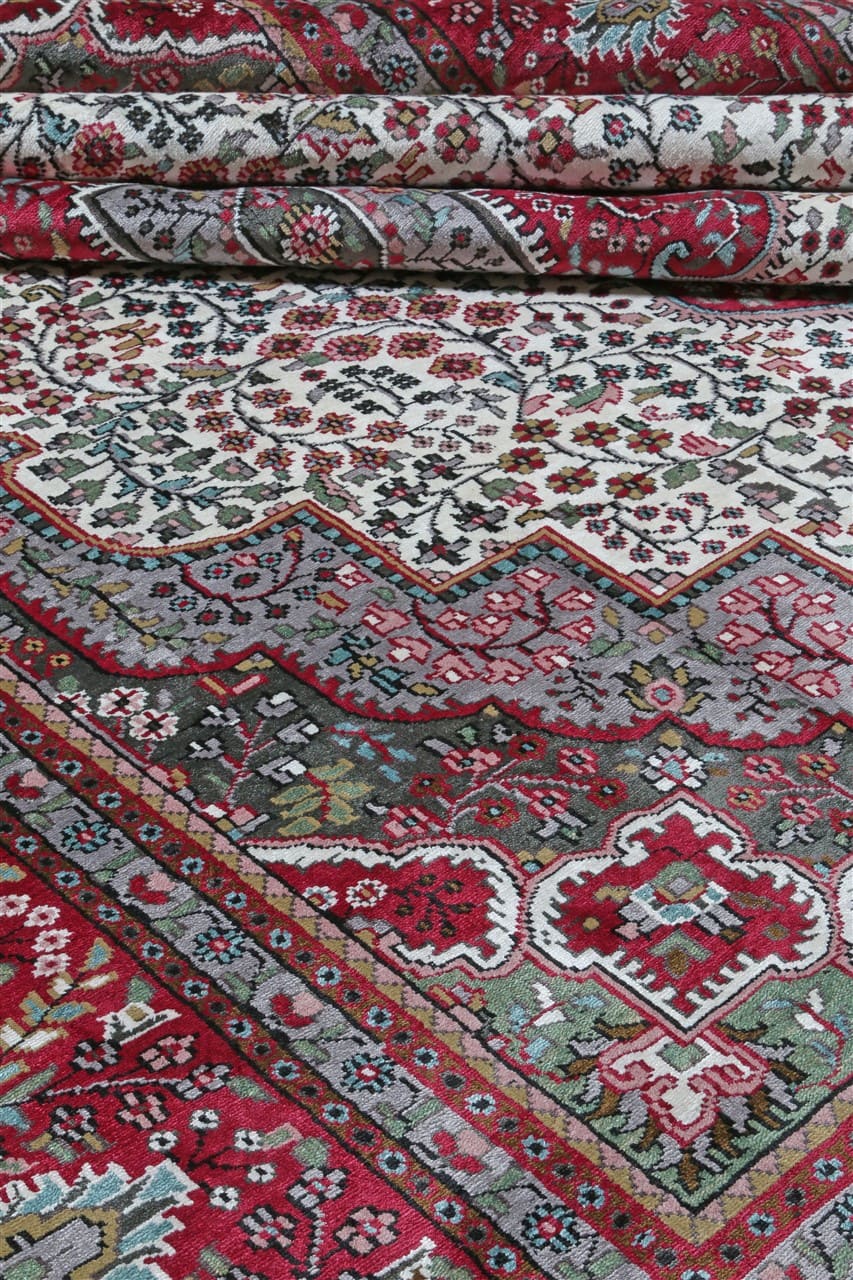 Tappeto Agra in Viscosa  - Effetto Seta - Stile Orientale  308x240cm