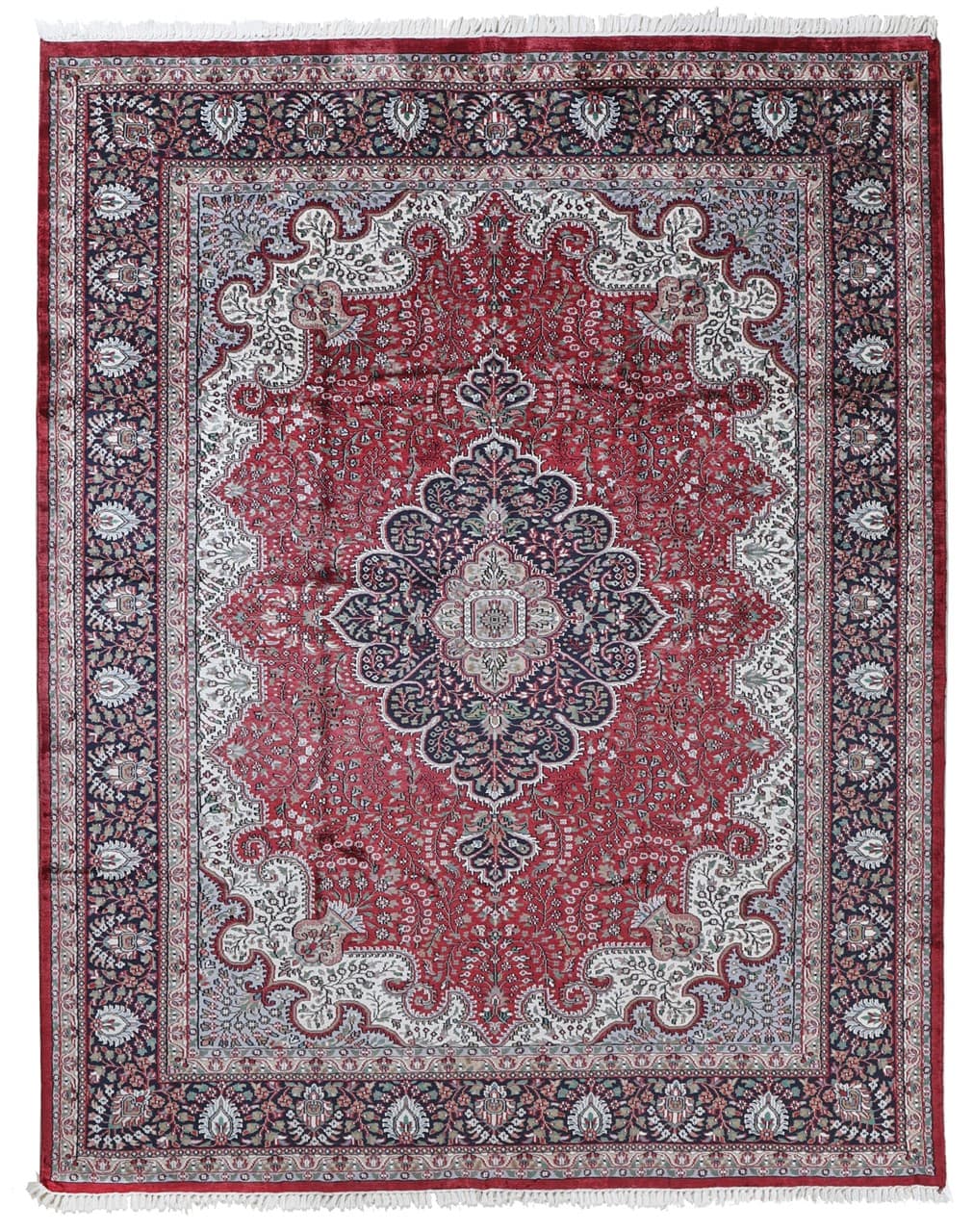 Tappeto Agra in Viscosa  - Effetto Seta - Stile Orientale  300x246cm - CarpetLiving