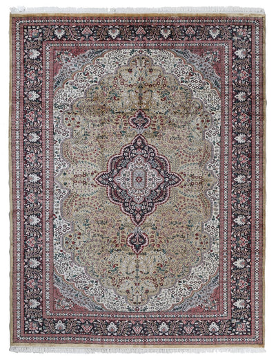 Tappeto Agra in Viscosa  - Effetto Seta - Stile Orientale  312x243cm - CarpetLiving