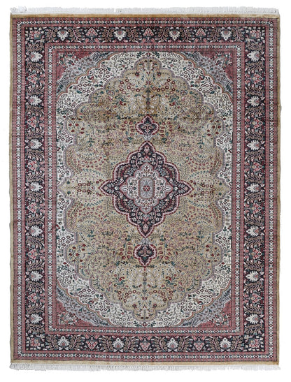 Tappeto Agra in Viscosa  - Effetto Seta - Stile Orientale  312x243cm - CarpetLiving
