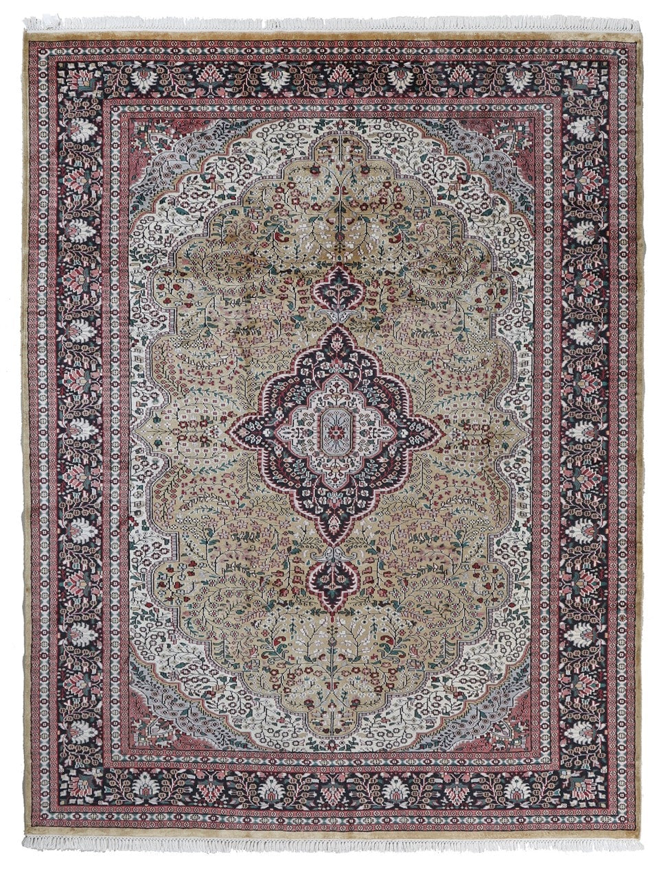 Tappeto Agra in Viscosa  - Effetto Seta - Stile Orientale  312x243cm - CarpetLiving