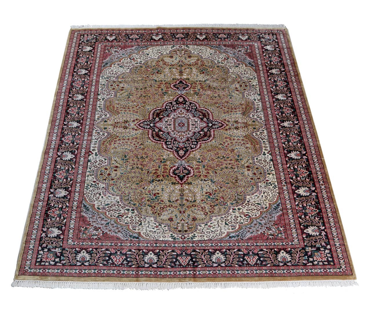 Tappeto Agra in Viscosa  - Effetto Seta - Stile Orientale  312x243cm - CarpetLiving