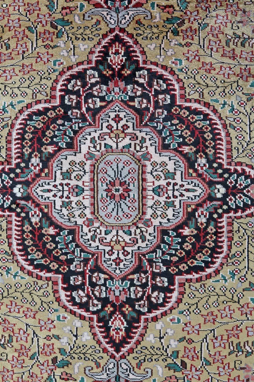 Tappeto Agra in Viscosa  - Effetto Seta - Stile Orientale  312x243cm - CarpetLiving