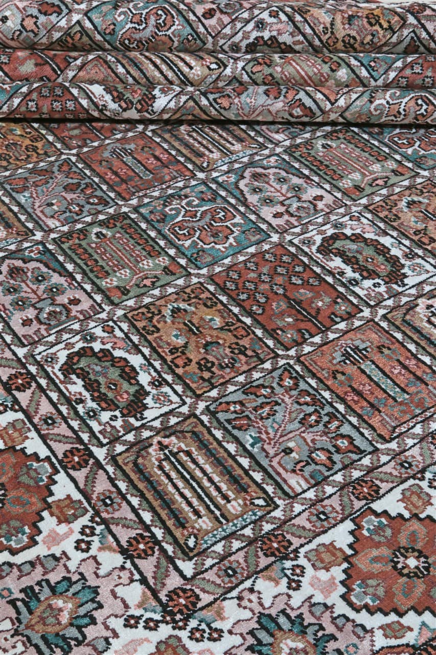 Tappeto Agra in Viscosa  - Effetto Seta - Stile Orientale  298x238cm - CarpetLiving