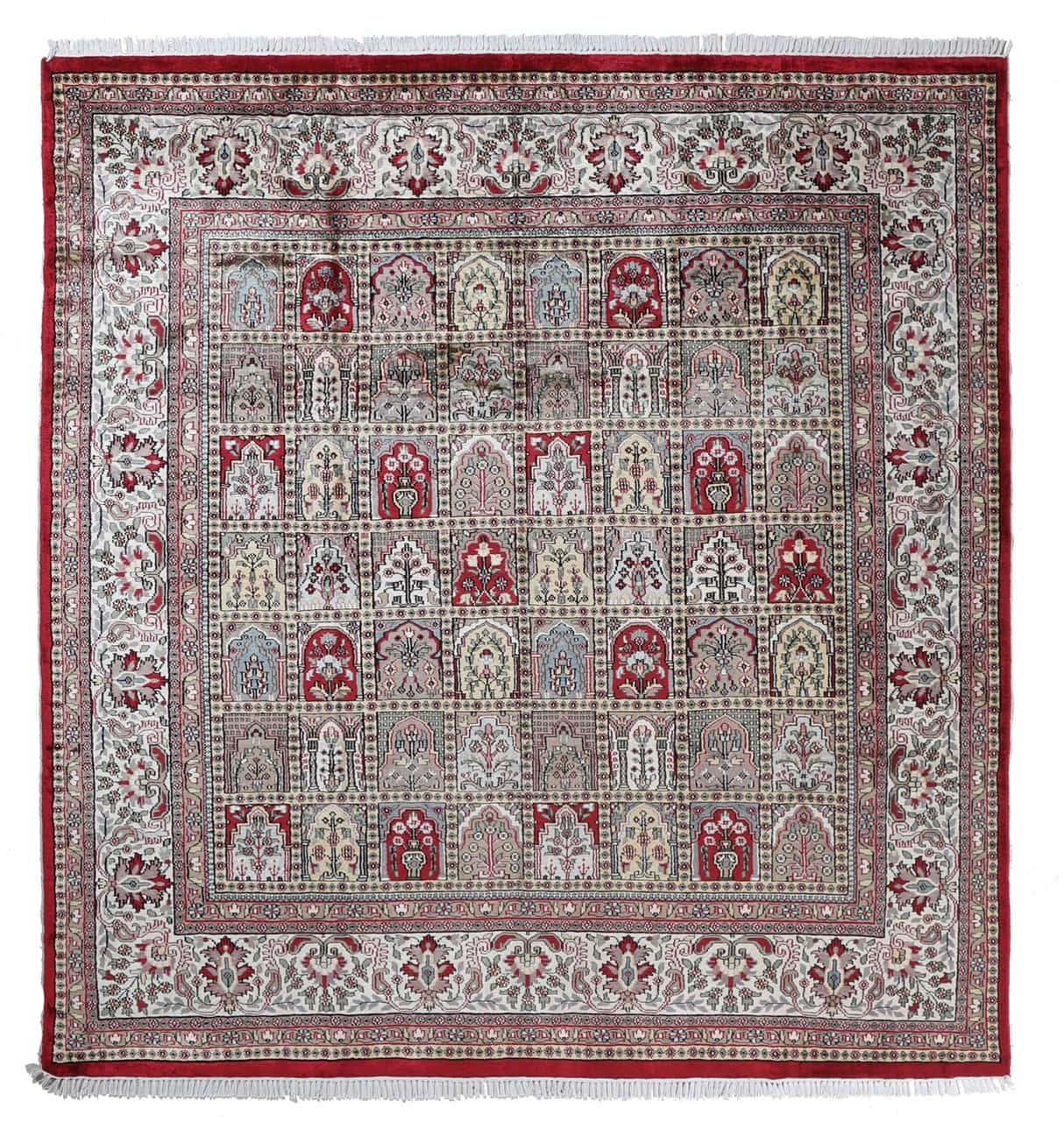 Tappeto Agra in Viscosa  - Effetto Seta - Stile Orientale  248x235cm - CarpetLiving