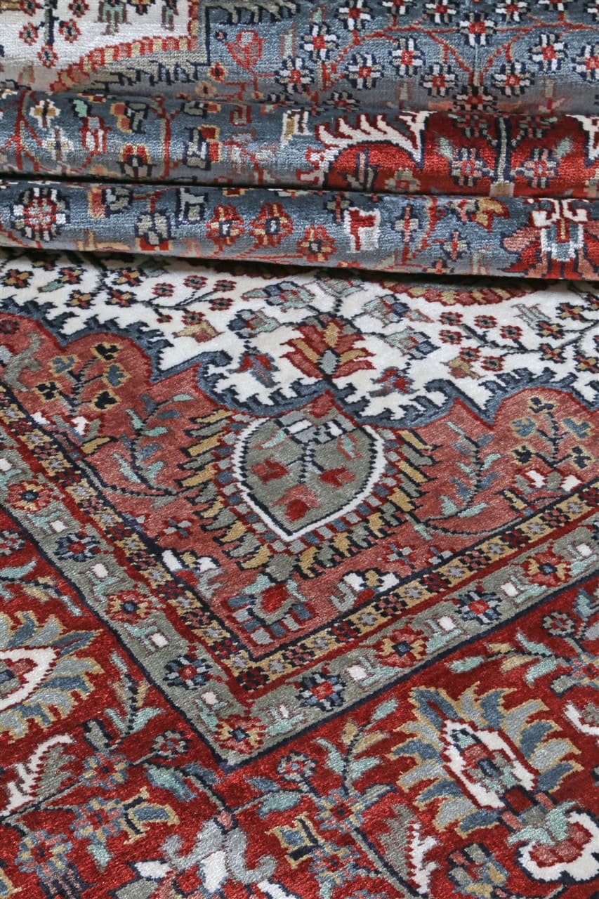 Tappeto Agra in Viscosa  - Effetto Seta - Stile Orientale  315x181cm - CarpetLiving