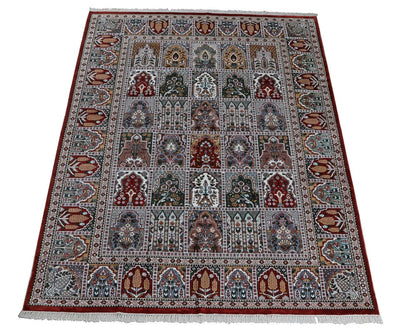 Tappeto Agra in Viscosa  - Effetto Seta - Stile Orientale  310x213cm - CarpetLiving