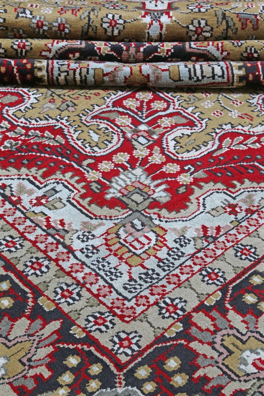 Tappeto Agra in Viscosa  - Effetto Seta - Stile Orientale  316x210cm - CarpetLiving