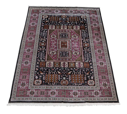 Tappeto Agra in Viscosa  - Effetto Seta - Stile Orientale  313x207cm - CarpetLiving