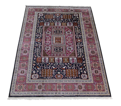 Tappeto Agra in Viscosa  - Effetto Seta - Stile Orientale  320x209cm - CarpetLiving