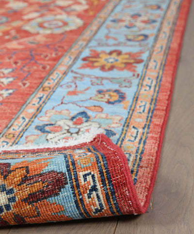 Handmade Ziegler Decorative Floral Rug, 242x166cm