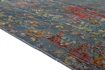 Handmade Authentic Vintage Oriental Rug, 189x142cm