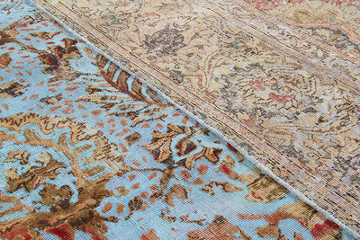 Handmade Authentic Vintage Oriental Rug, 389x291cm