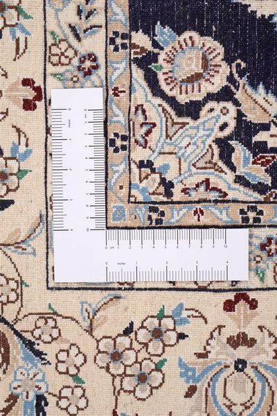 Tappeto Persiano NAIN 9L fine Blu 308x207cm