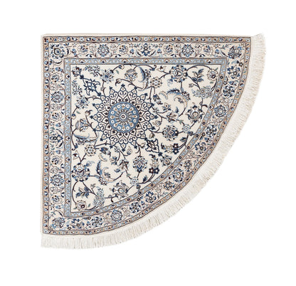 Fine Persian Nain Corner Rug 9La 130_130 cm