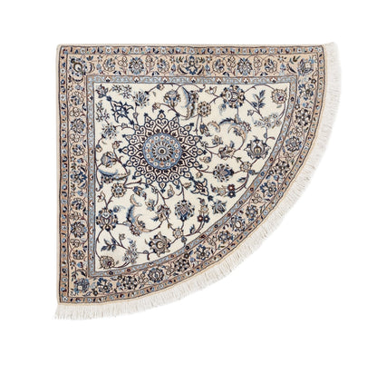 Fine Persian Nain Corner Rug 9La 116_116 cm