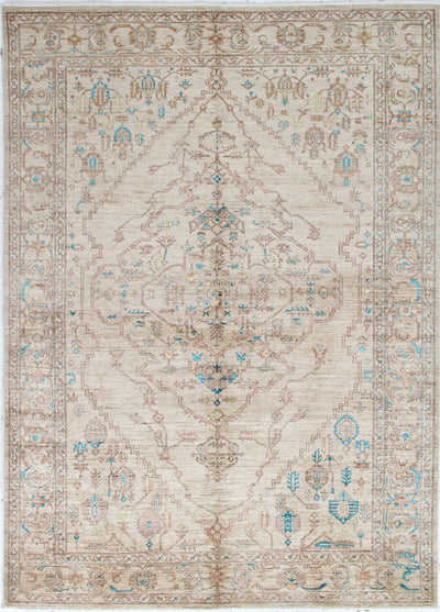 Handmade Ziegler Decorative Floral Rug, 238x175cm