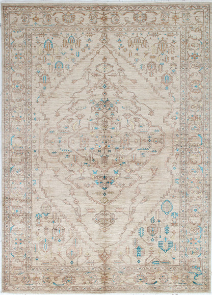 Handmade Ziegler Decorative Floral Rug, 238x175cm