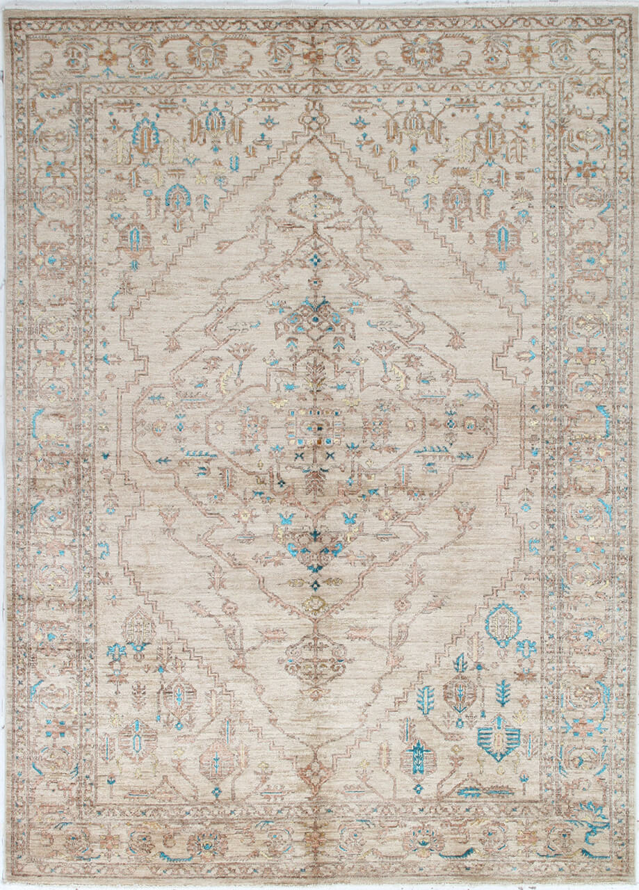 Tappeto Ziegler Decorativo floreale, fatto a mano 238x175cm