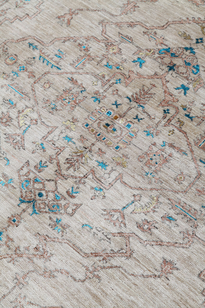 Tappeto Ziegler Decorativo floreale, fatto a mano 238x175cm