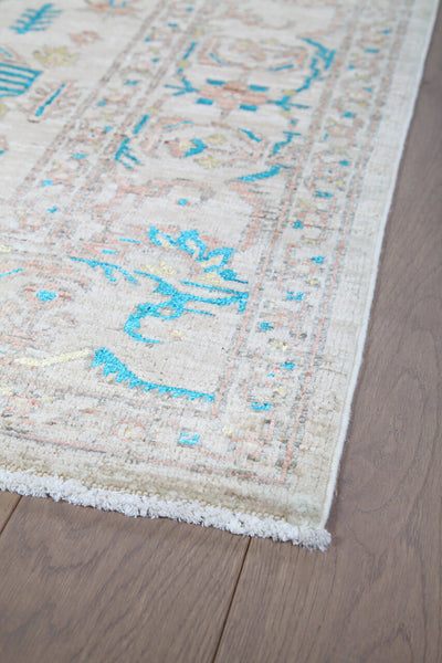 Handmade Ziegler Decorative Floral Rug, 238x175cm