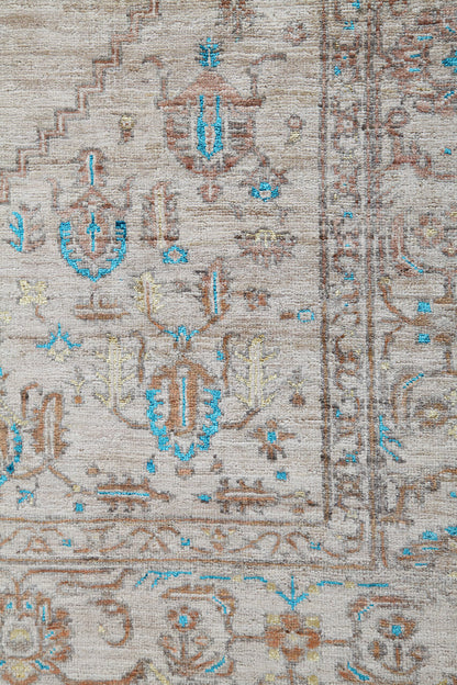 Handmade Ziegler Decorative Floral Rug, 238x175cm