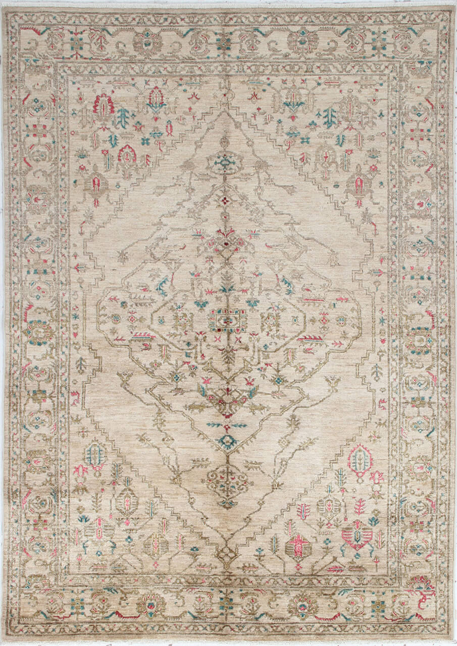Tappeto Ziegler Decorativo floreale, fatto a mano 233x169cm