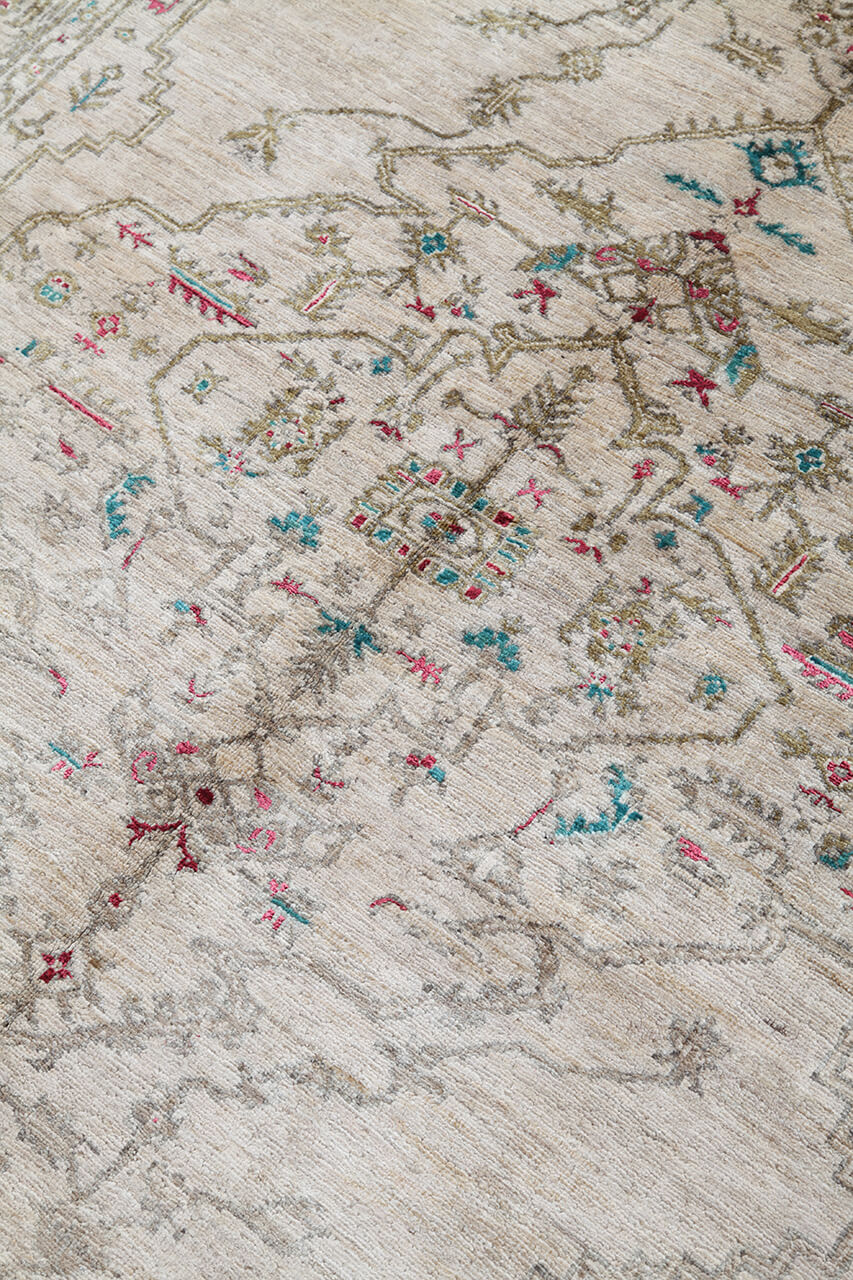Tappeto Ziegler Decorativo floreale, fatto a mano 233x169cm