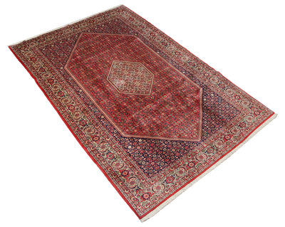Tappeto Bidjar in lana, rosso, fatto a mano - CarpetLiving