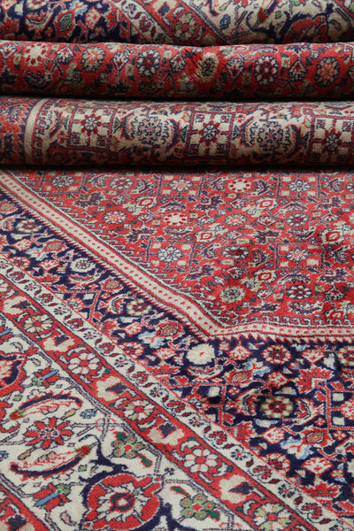 Tappeto Bidjar in lana, rosso, fatto a mano - CarpetLiving