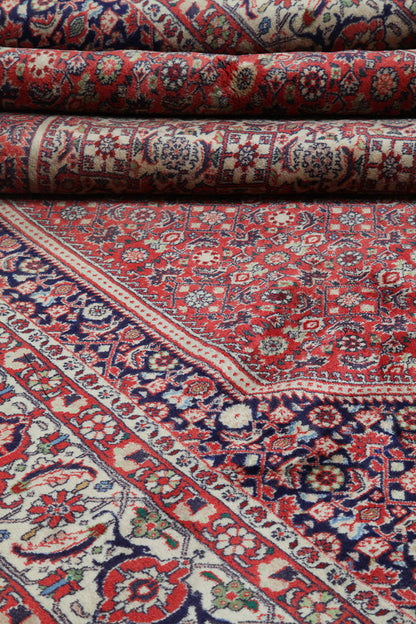 Handmade Bidjar Wool Rug Red