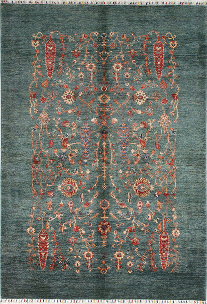 Handmade Ziegler Decorative Floral Rug, 242x170cm