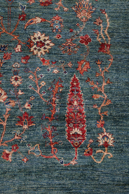 Handmade Ziegler Decorative Floral Rug, 242x170cm